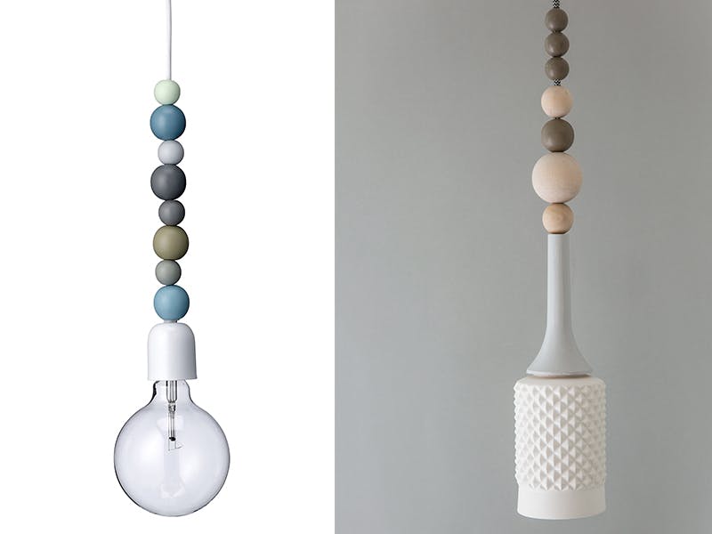 Taklampe med spennende detaljer Taklampe med spennende detaljer